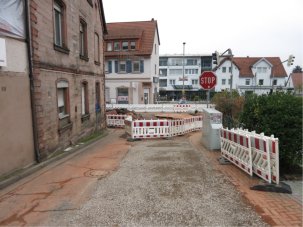 Stand Bauarbeiten Kaiserstraße