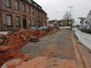 Stand Bauarbeiten Kaiserstraße